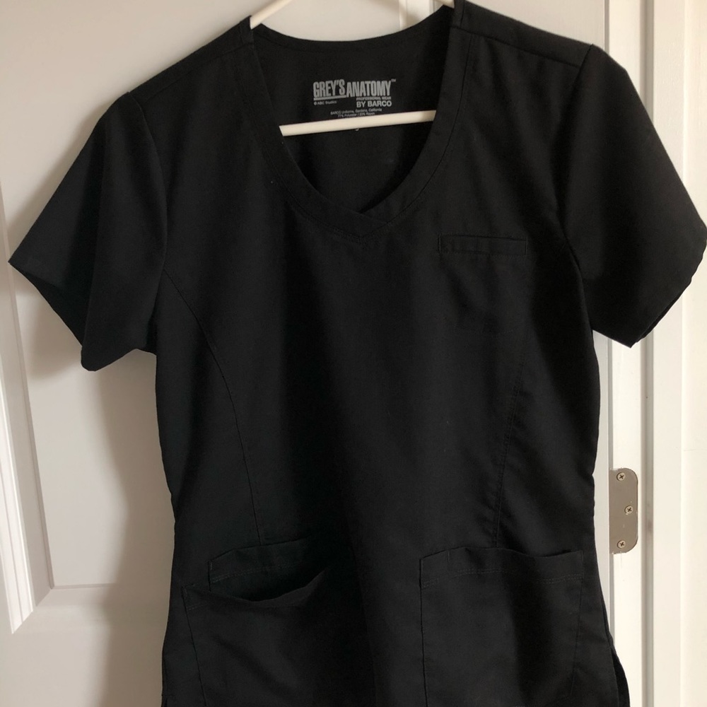 Grey’s Anatomy Black scrub top